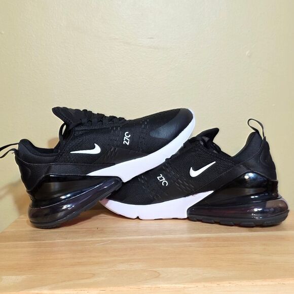 Nike Air Max 270 Shoes Black White AH8050-002 Men’s Size 10 - Picture 4 of 7